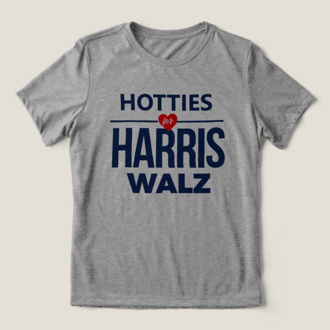 Camiseta Hotties para Harris Walz (Design frontal)