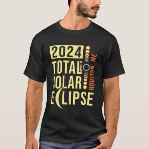 Camiseta Houlton Maine Total Eclipse Solar abril 8 2024