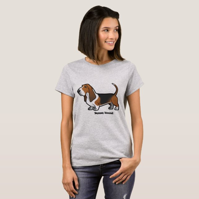 Camiseta Hound Basset (Frente Completa)