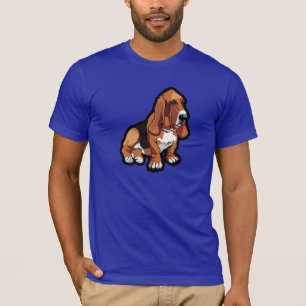 Camiseta Hound Basset Azul