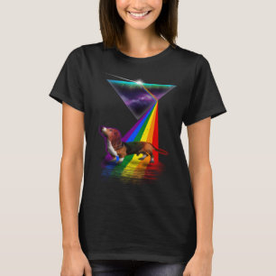 Camiseta Hound Basset Da Prism Retro Da Vintage