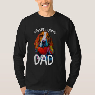 Camiseta Hound Basset Hound Design Pop Art Mens Basset Houn
