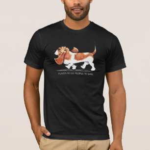 Camiseta Hound de Basset Ocupado