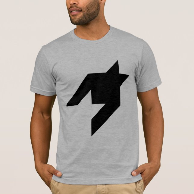 Camiseta Houndstooth (preto) (Frente)