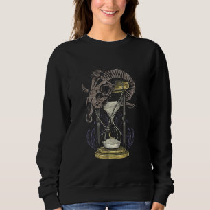 Camiseta Hourglass Skull Sheeler Time Traveler Ficção Cient