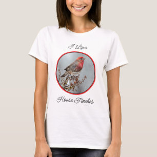 Camiseta House Finch in Snow - Foto original