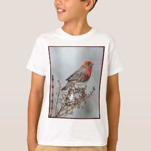 Camiseta House Finch in Snow - Foto original