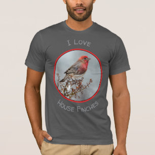 Camiseta House Finch in Snow - Foto original
