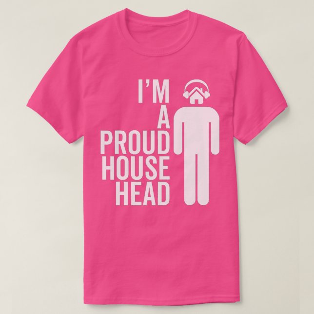 Camiseta House Head House Music DJ Rave Outfit (Frente do Design)
