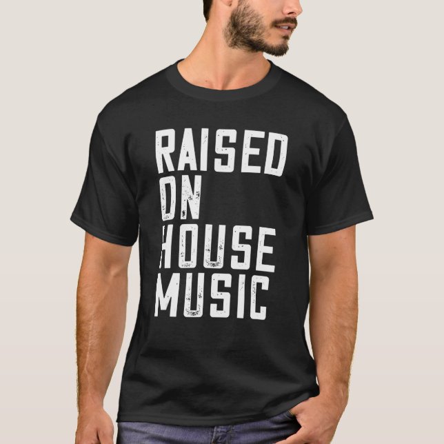 Camiseta House Music - Citação EDM DJ Raver (Frente)
