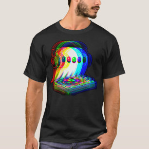 Camiseta House Music Ghost Dj Illusion Óptica Edm Hallowee