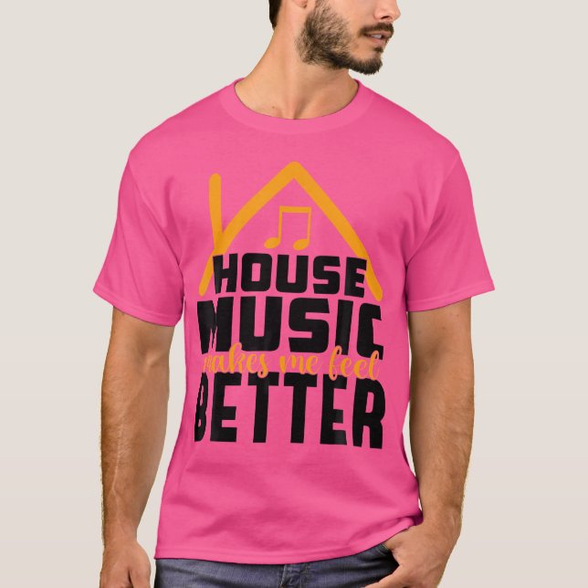 Camiseta House Music Lover - Dj Edm Cote Rave (Frente)