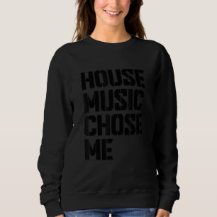 Camiseta House Music Me Escolheu Citação de Dj de Chicago E