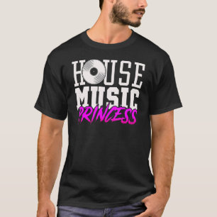Camiseta House Music Princess Edm Dj Househead Womens 1