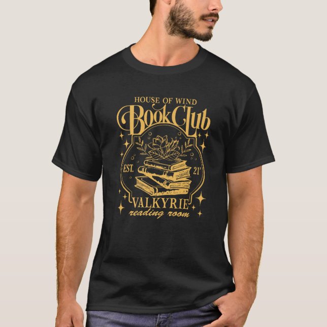 Camiseta House Of Wind Book Club Valkyrie Reading Room Prem (Frente)