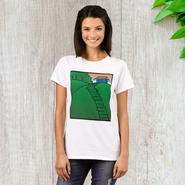 Camiseta House On A Green Hill (Criador carregado)