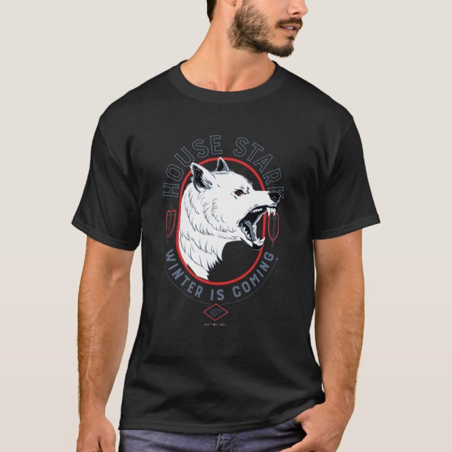 Camiseta House Stark - O Inverno Está Chegando (Frente)