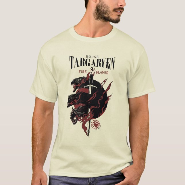 Camiseta House Targaryen - Fogo e Sangue (Frente)