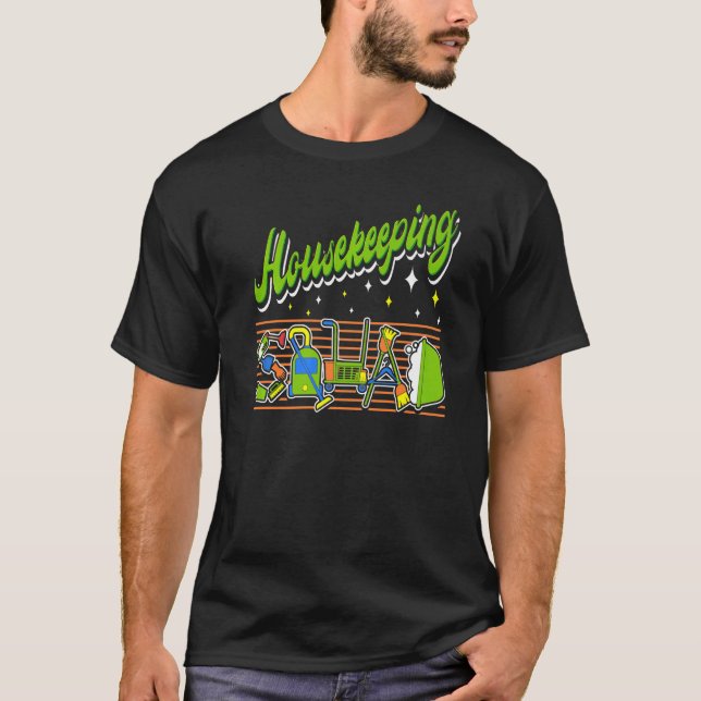 Camiseta Housekeeping Squad Cleaning House Cleaner Housekee (Frente)