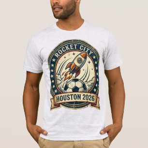 Camiseta Houston 2026 Cidade-sede da Copa do Mundo Futebol 