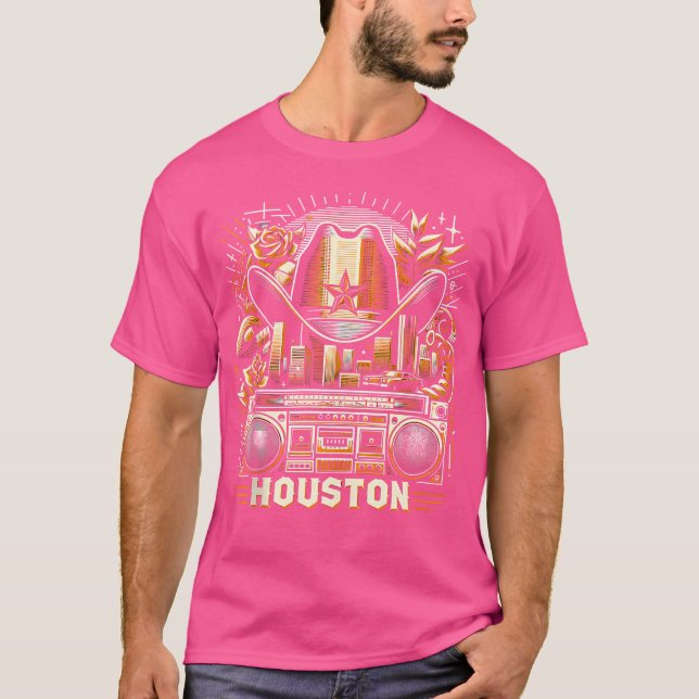 Camiseta Houston Cowboy Rap Xs 6Xl (Frente)