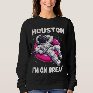 Camiseta Houston, estou em Break - Relaxando Astronauta