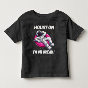 Camiseta Houston, estou em Break - Relaxando Astronauta