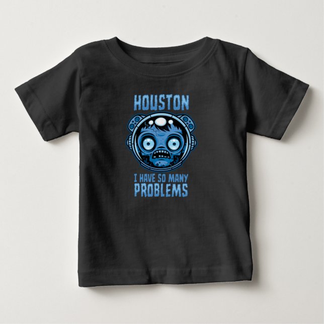 Camiseta Houston Eu Tenho Tantos Problemas Astronauta (Frente)