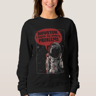 Camiseta Houston Eu Tenho Tantos Problemas Com A Lua Foguei