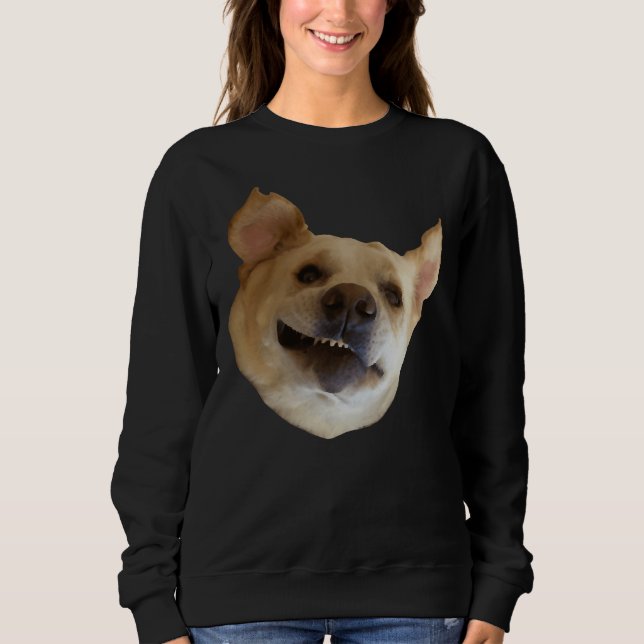 Camiseta Houston Foto Yellow Lab Face (Frente)