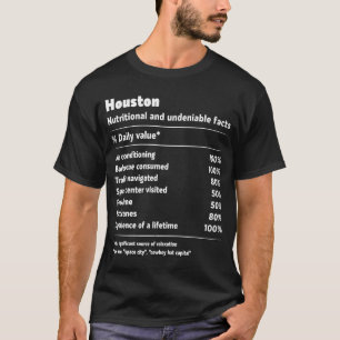 Camiseta Houston inegáveis fatos City Definition