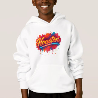 Camiseta Houston Neon Street-Art Glow
