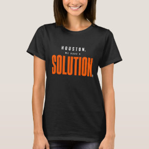 Camiseta Houston Nós Temos uma Solução Futebol Laranja