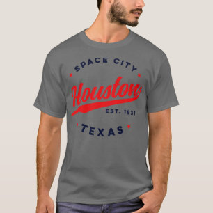 Camiseta Houston Space City Texas Vintage EUA