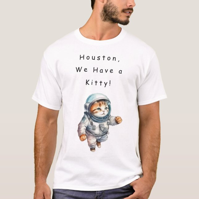 Camiseta Houston, temos uma Gatinho! (Frente)