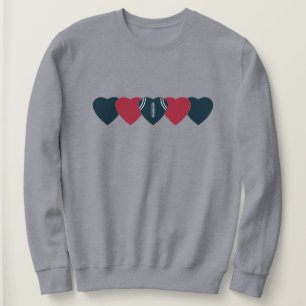 Camiseta Houston Texans Heart Football Dark