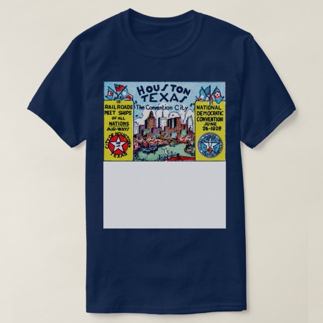 Camiseta Houston Texas 1928 (Frente do Design)