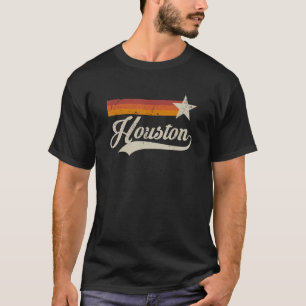 Camiseta Houston Texas Antigo Houston Beisebol Orgulhoso