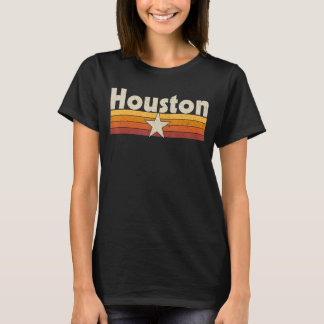 Camiseta Houston Texas Houston Strong Vintage Stripes