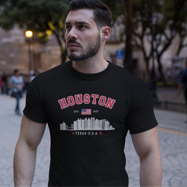 Camiseta Houston Texas Modern Skyline  (Criador carregado)