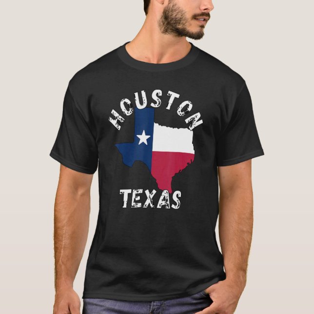 Camiseta Houston Texas Vintage Souvenirs 2 (Frente)