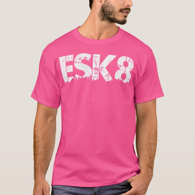 Camiseta Hoverboard Electro E-Skate E-Board Esk8 Sk8 (Frente)