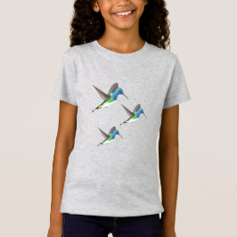 Camiseta Hovering Jacobin Hummingbird - transparente.
