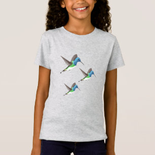 Camiseta Hovering Jacobin Hummingbird - transparente.