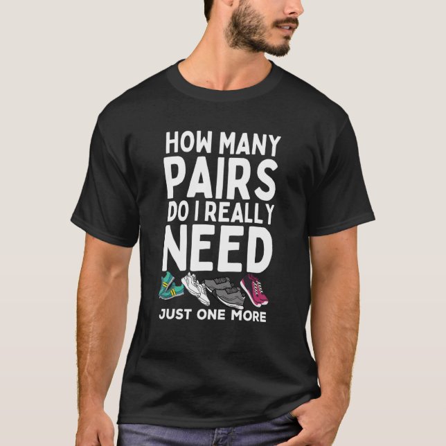 Camiseta How Many Pairs Do I Need Runner Running Shoes Mara (Frente)