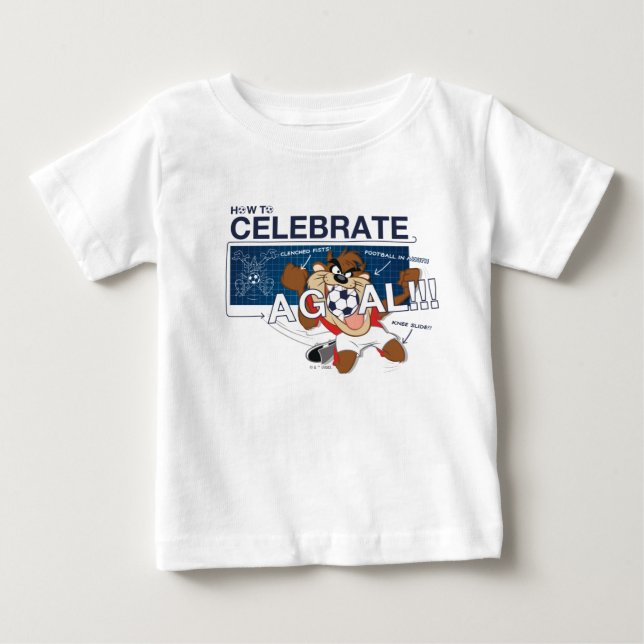 Camiseta How to Celebrate a Goal With TAZ™ (Frente)