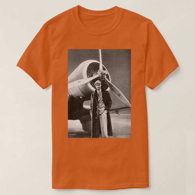 Camiseta Howard Hughes Pioneer (Frente do Design)