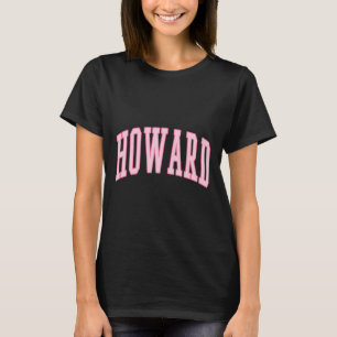 Camiseta Howard Vintage Preppy Varsity Pink Sports
