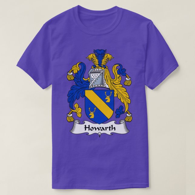 Camiseta Howarth Casaco da Guarda Familiar de Armas (Frente do Design)