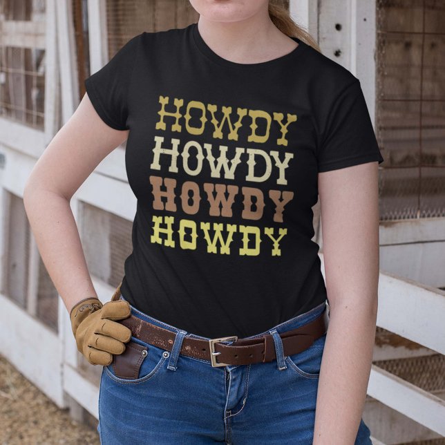Camiseta Howdy (Criador carregado)
